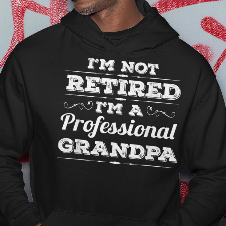 Retired Grandpa Funny Gift Idea Pension Grandfather Men Hoodie Unique Gifts