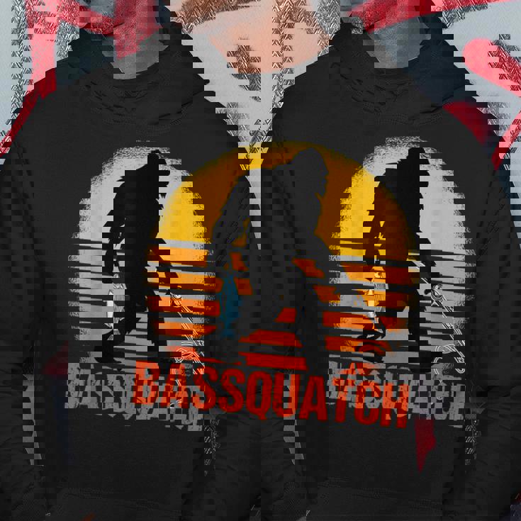 Retro Angeln Herren Hoodie, Lustiges Angelzubehör für Papa und Opa Lustige Geschenke