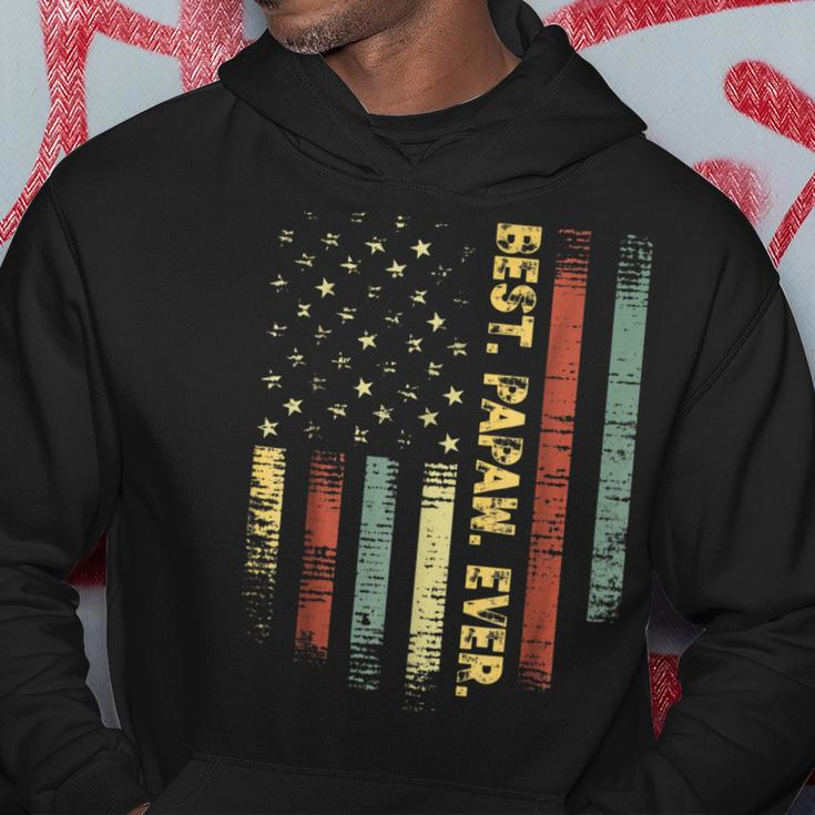 Retro Best Papaw Ever Vintage American FlagFor Dad Gift For Mens Hoodie Unique Gifts