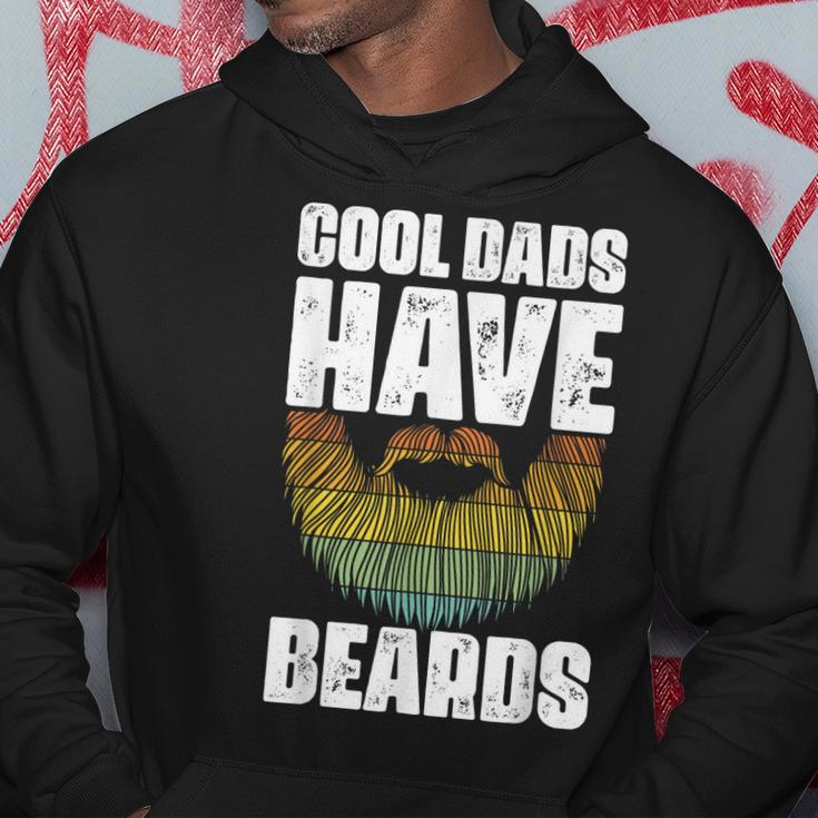 Retro Cool Dads Have Beards Vintage Fathers Day Best Dad Hoodie Personalized Gifts