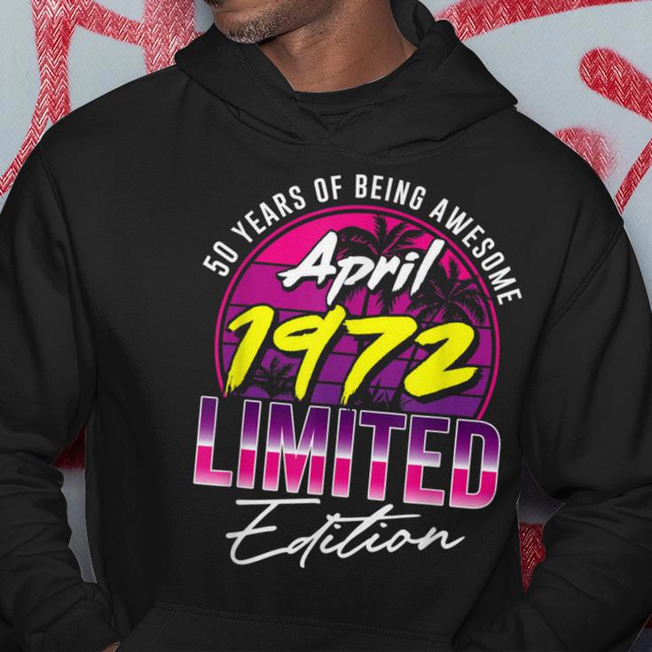 Retro Vintage April 1972 Hoodie, Geburtstagsparty für Männer & Frauen Lustige Geschenke