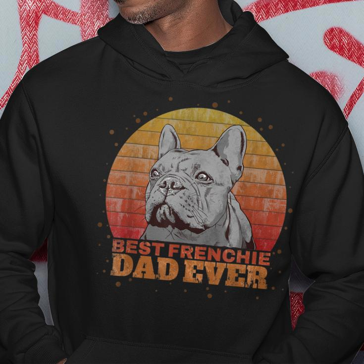 Retro Vintage Best Frenchie Dad Ever French Bulldog Dog Gift Hoodie Unique Gifts