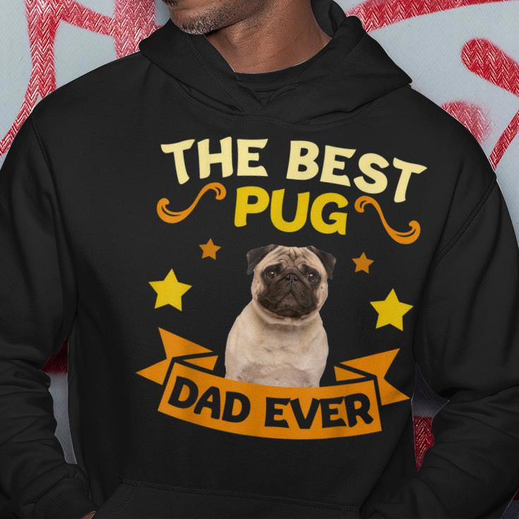 Retro Vintage Best Pug Dad Ever Fathers Day Gift Gift For Mens Hoodie Unique Gifts