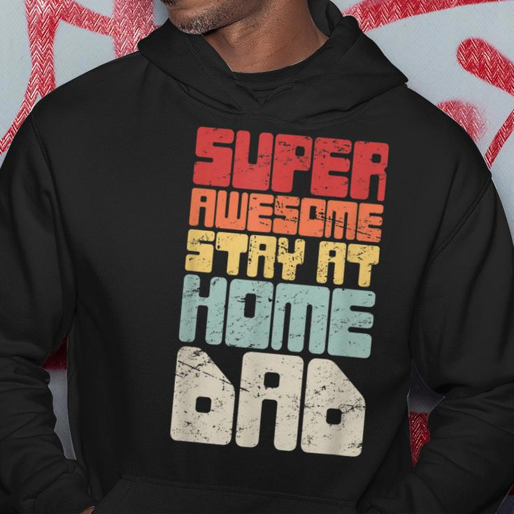 Retro Vintage Funny Husband Stay At Home Dad Hoodie Funny Gifts