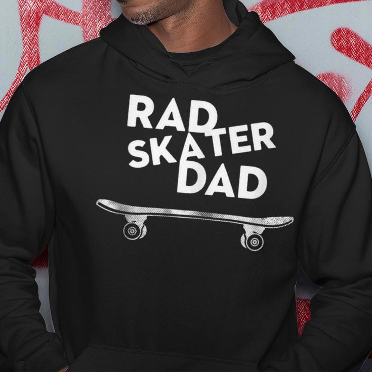 Retro Vintage Rad Skater Dad Skateboard Hoodie Funny Gifts