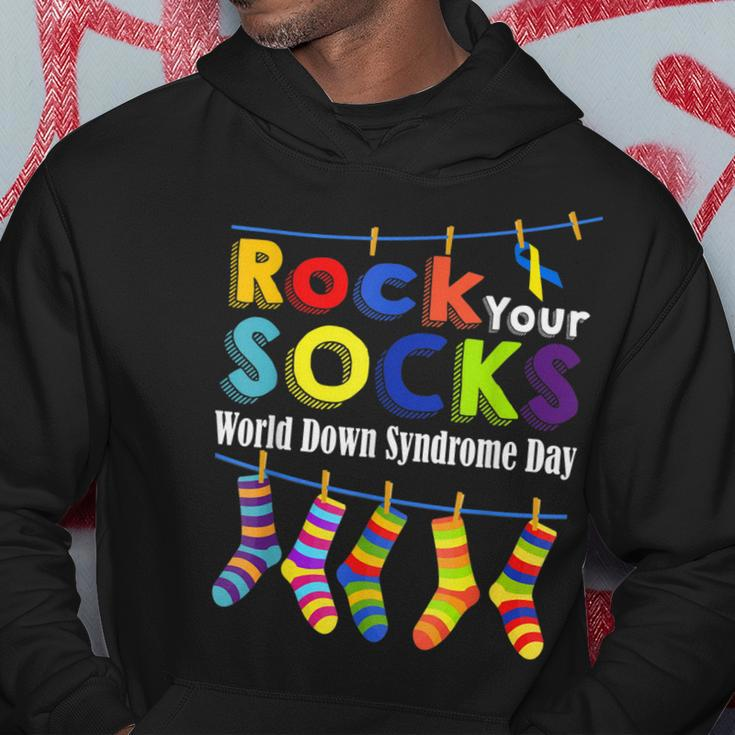 Rock Your Socks Cute 3 21 Trisomy 21 World Down Syndrome Day Hoodie Unique Gifts