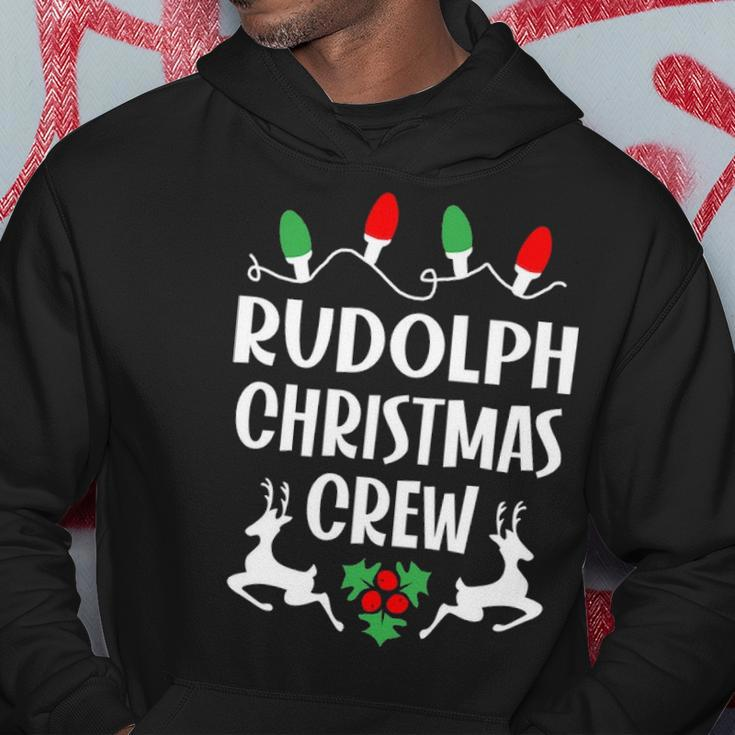 Rudolph Name Gift Christmas Crew Rudolph Hoodie Funny Gifts