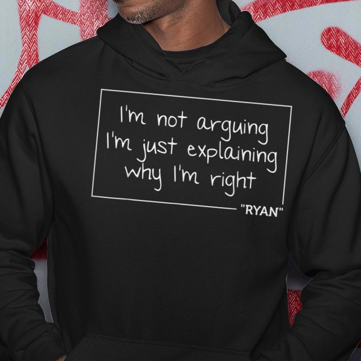 Ryan Quote Funny Birthday Personalized Name Gift Idea Hoodie Funny Gifts