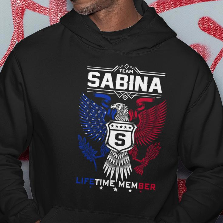 Sabina Name - Sabina Eagle Lifetime Member Hoodie Funny Gifts