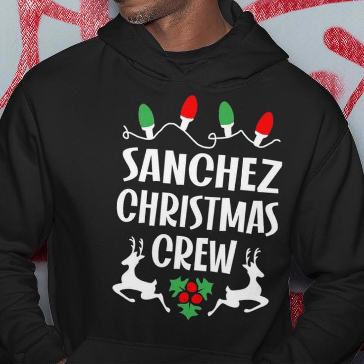 Sanchez Name Gift Christmas Crew Sanchez Hoodie Funny Gifts