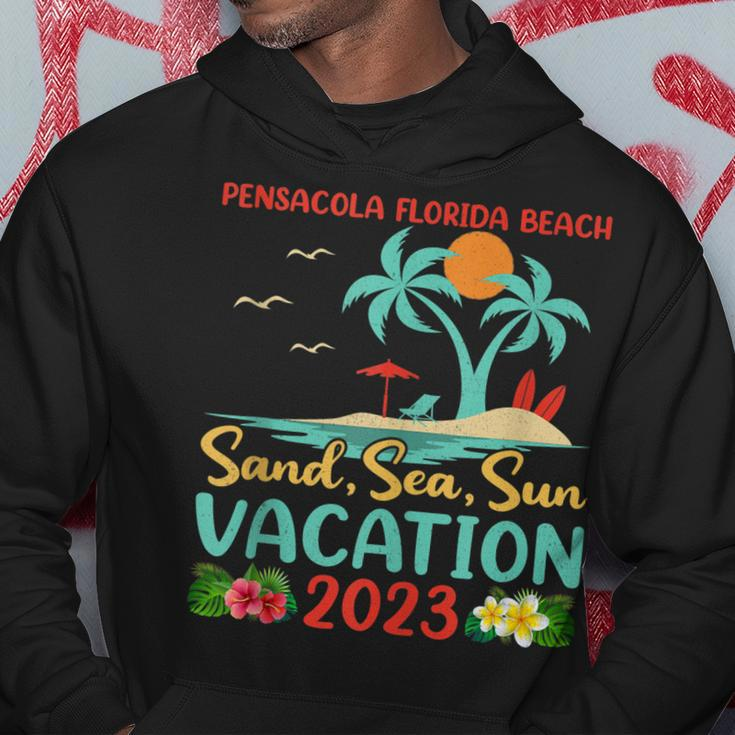 Sand Sea Sun Vacation 2023 Pensacola Florida Beach Hoodie Unique Gifts