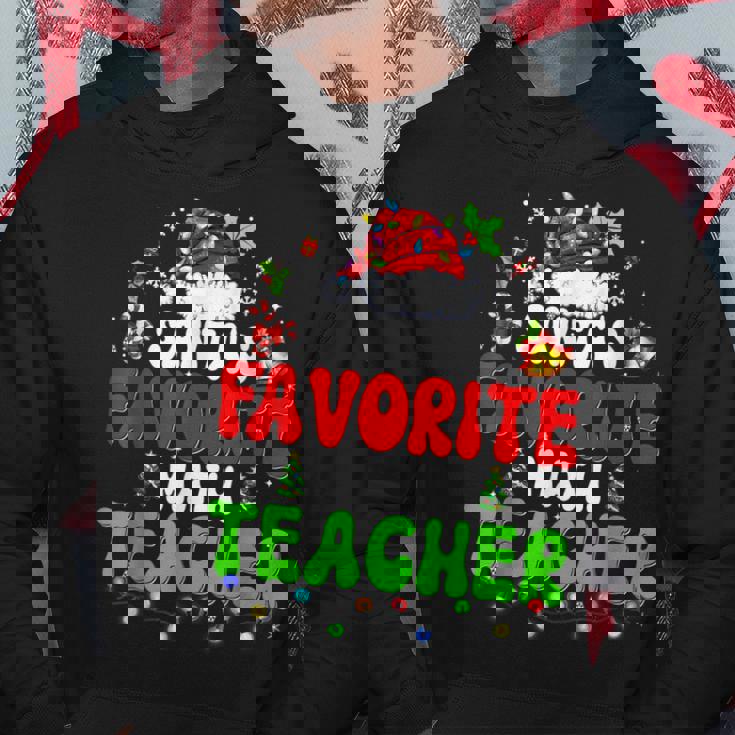 Santas Favorite Dance Teacher Group Matching Christmas 2022 Men Hoodie Personalized Gifts