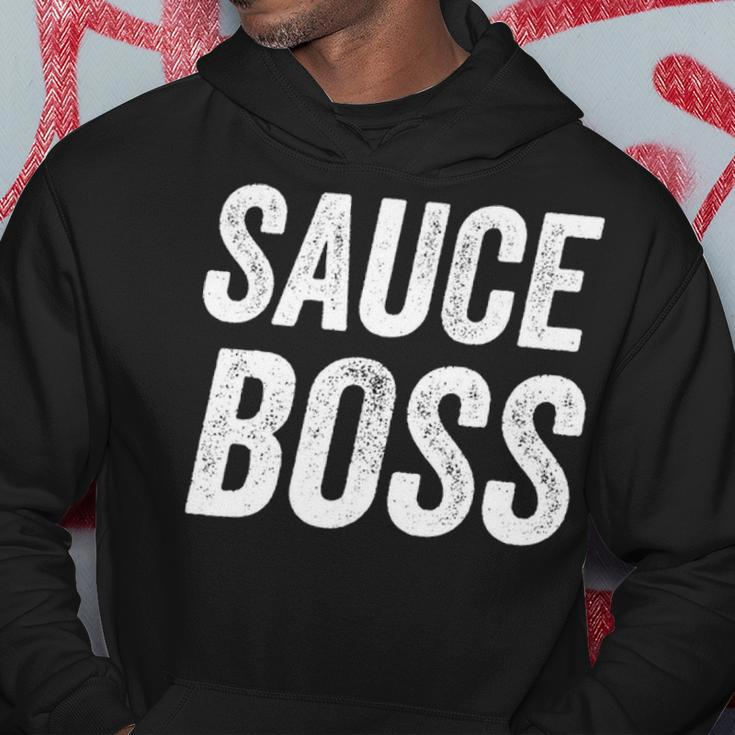 Sauce Boss Chef Bbq Cook Food Humorous V2 Hoodie Funny Gifts