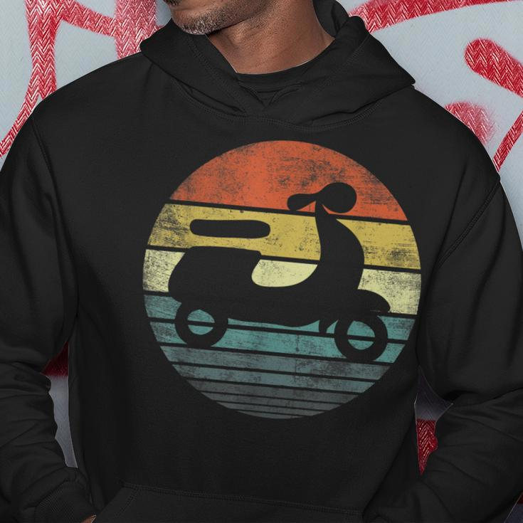 Scooter Driver Gifts Funny Retro Classic Motorbike Moped Hoodie Funny Gifts