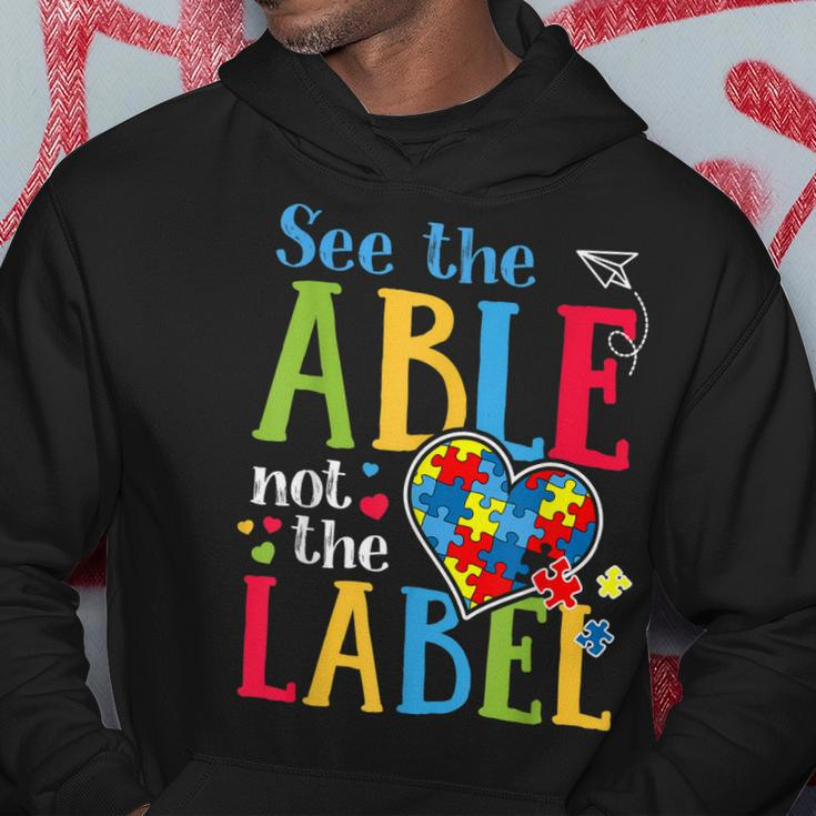 See The Able Not The Label Autism Puzzle Love Heart Hoodie Unique Gifts
