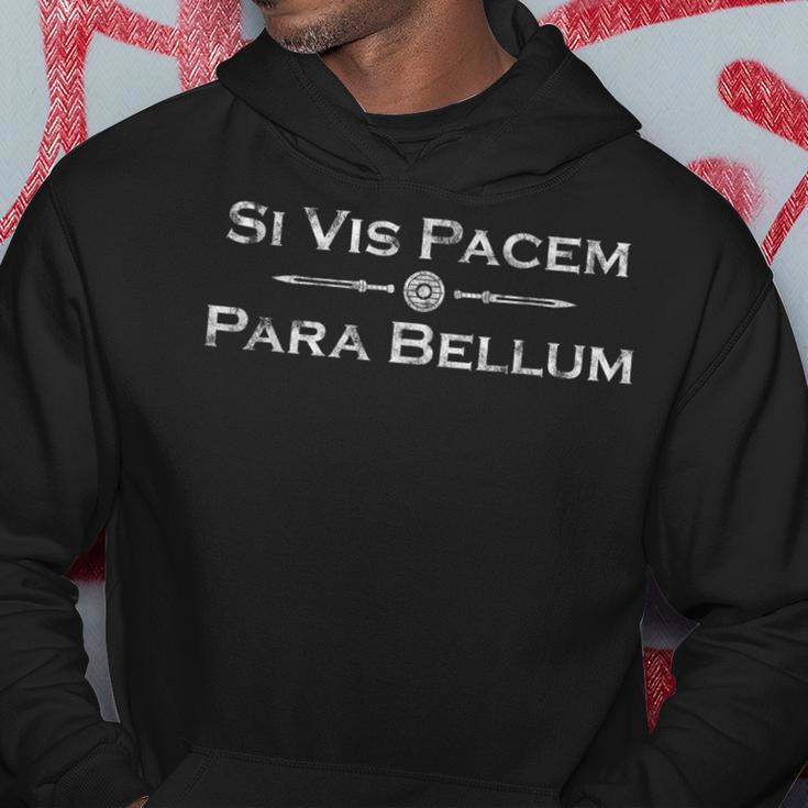 Si Vis Pacem Para Bellum - Latin Saying Hoodie | Mazezy