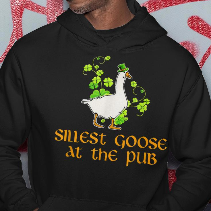 Silliest Goose At The Pub St Patricks Day Funny Hoodie Unique Gifts