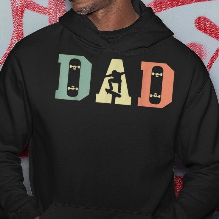 Skateboard Skater Dad Skating Skateboarding Fathers Day Gift For Mens Hoodie Funny Gifts