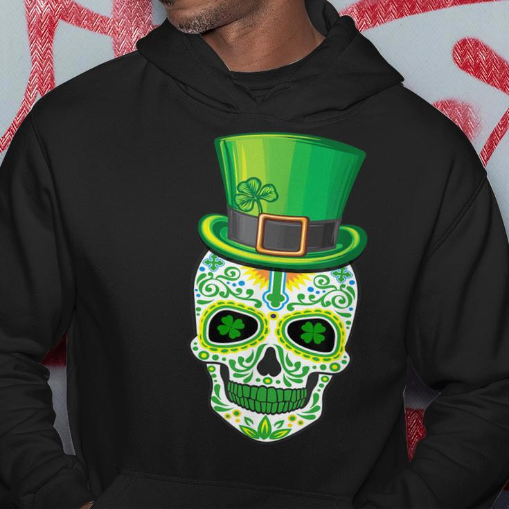 Skull St Patricks Day Irish Funny Saint Patricks Day Of Dead Hoodie Funny Gifts