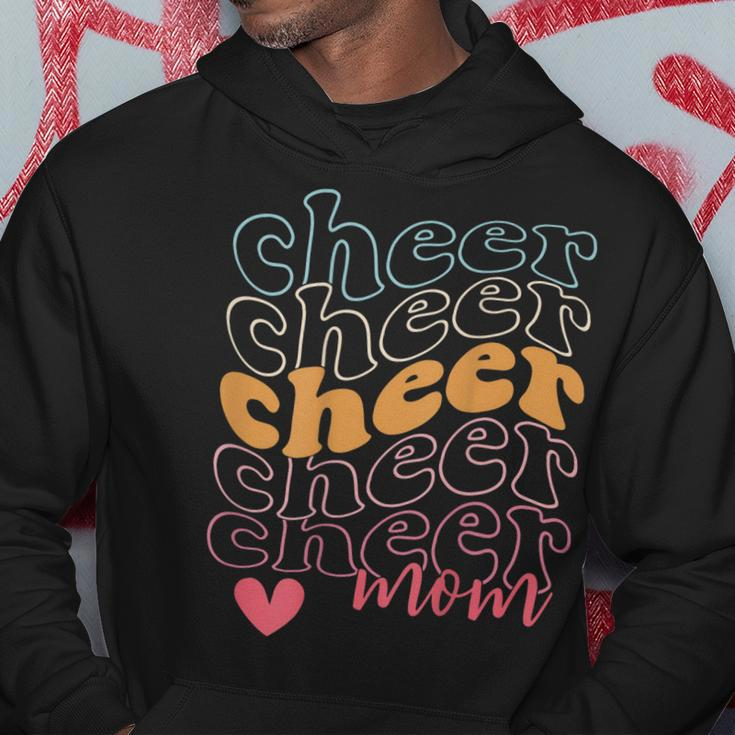 Smile Cheer Mom Retro Cheerleading Mom Game Day Cheer Hoodie Unique Gifts