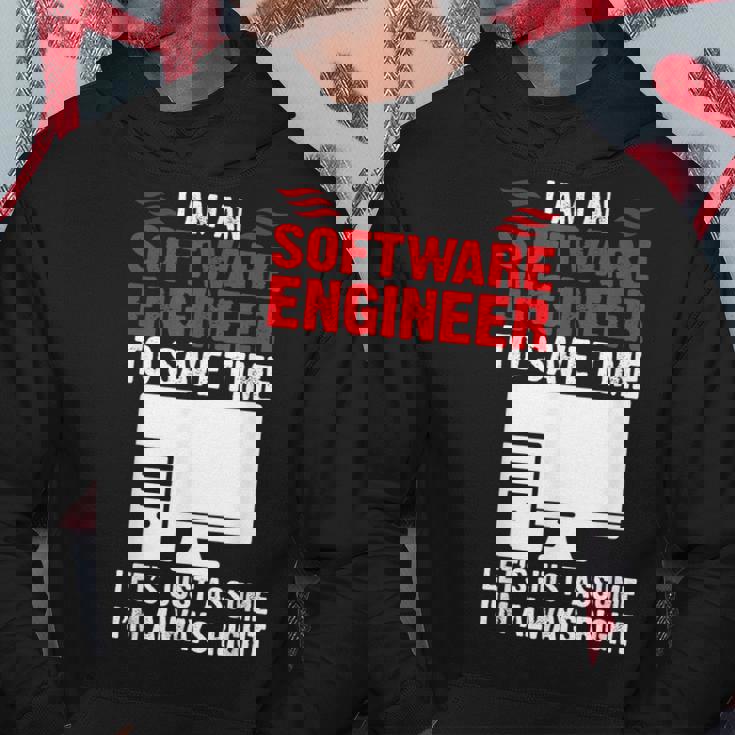 Software Engineer Definition Gift For Engineer Hoodie Unique Gifts