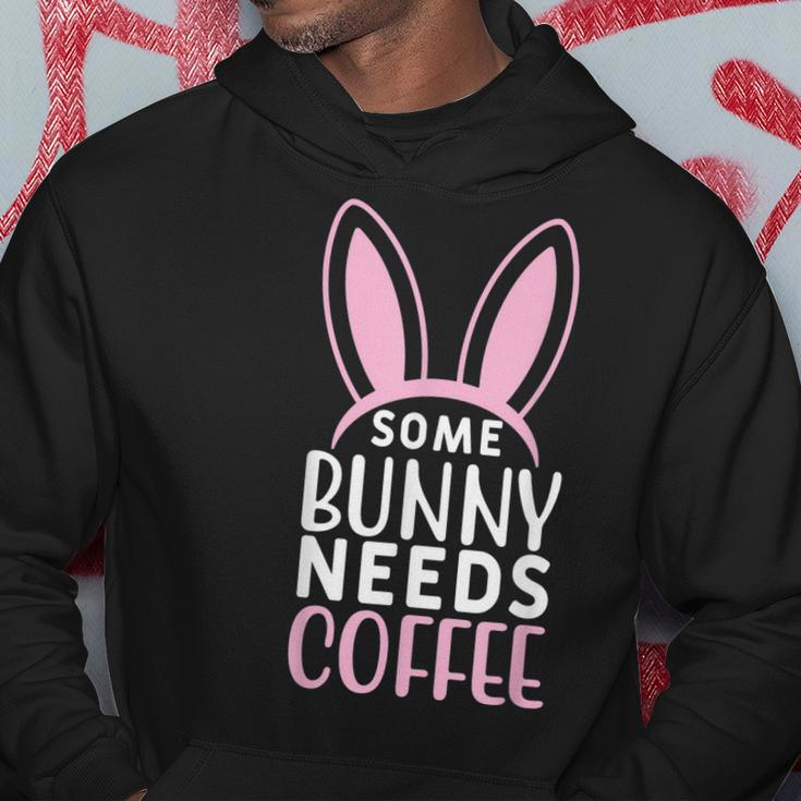 Some Bunny Needs Coffee Funny Easter Quote Hoodie Unique Gifts