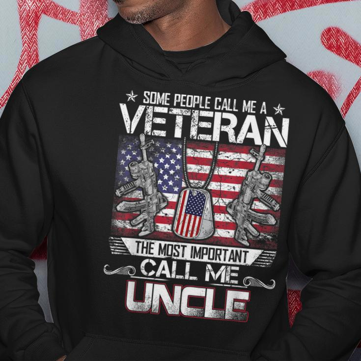 Some People Call Me A Veteran The Most Important Uncle Gift For Mens Hoodie Unique Gifts