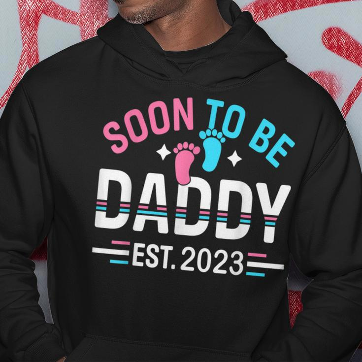Soon To Be Daddy Est 2023 New Dad Pregnancy Hoodie Unique Gifts