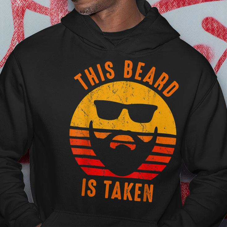 Sorry This Beard Is Taken Funny Valentines Day Gifts For Him Hoodie Funny Gifts