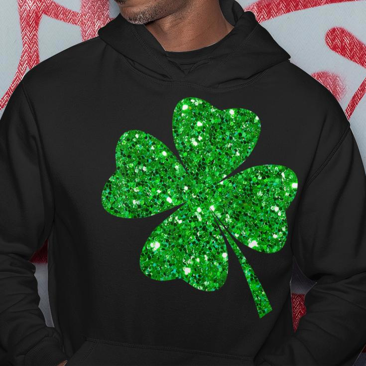 Sparkle Clover Shamrock Irish For St Patricks & Pattys Day Hoodie Personalized Gifts