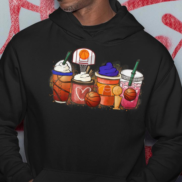 Sports Coffee Drink Volleyball Player Sport Coffee Lover Men Hoodie Graphic Print Hooded Sweatshirt Funny Gifts