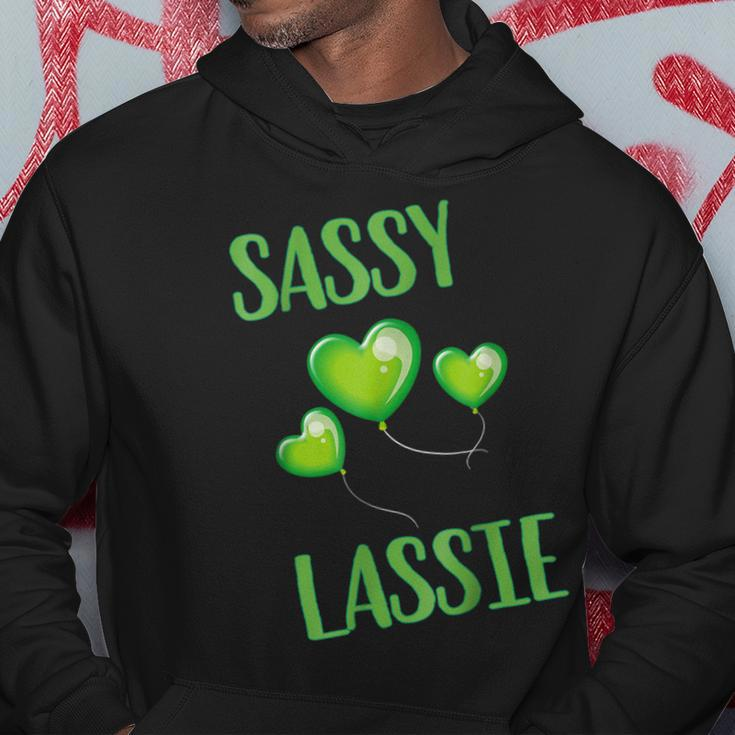 St Patricks Day Sassy Lassie Hoodie Funny Gifts