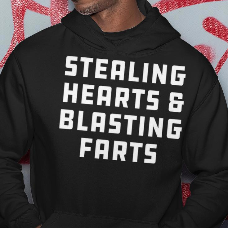 Stealing Hearts And Blasting Farts V2 Hoodie Funny Gifts