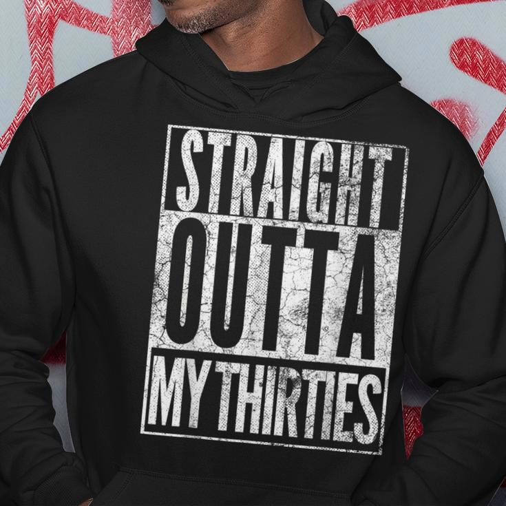 Straight Outta My Thirties 1983 40Th Birthday Gift 40 Years Hoodie Funny Gifts