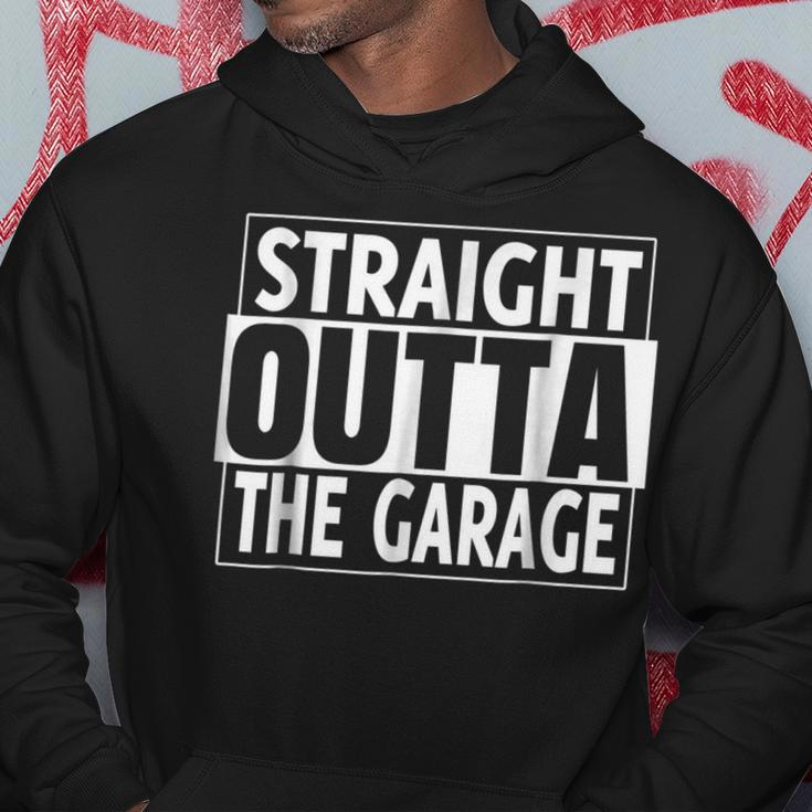 Straight Outta The Garage Funny Car Mechanic Gift Hoodie Unique Gifts