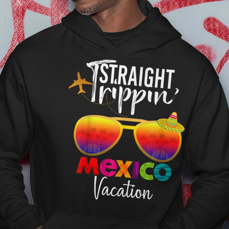 Straight Trippin Mexico Travel Trip Vacation Group Matching Hoodie Funny Gifts