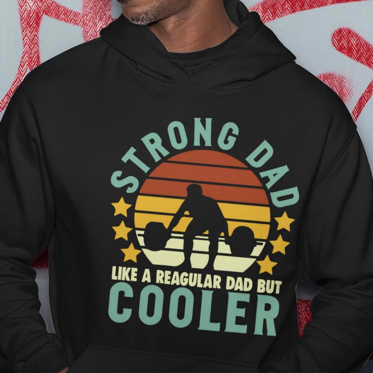 Strong Dad Workout Like A Regular Dad But Cooler Sporty Dad Fathers Day Hoodie Unique Gifts