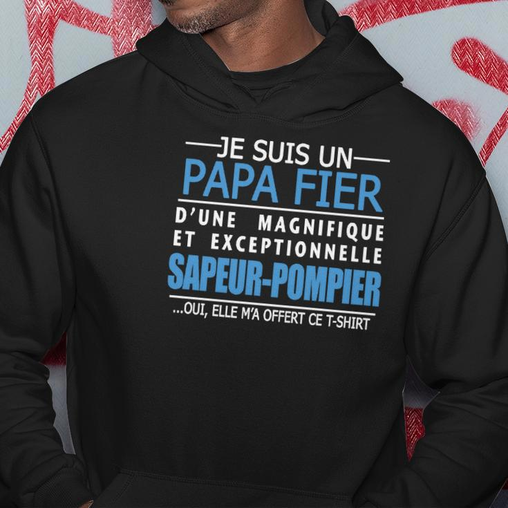 T-Shirt Pompier Fier Papa Dune Sapeur-Pompier Hoodie Lustige Geschenke