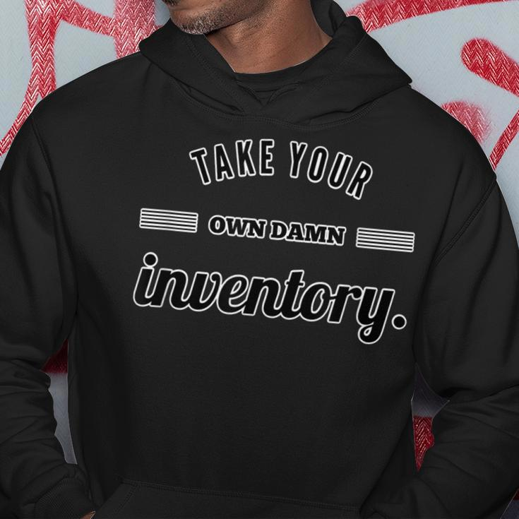 Take Your Own Damn Inventory Aa Na Sobriety Funny Slogans Men Hoodie Graphic Print Hooded Sweatshirt Personalized Gifts