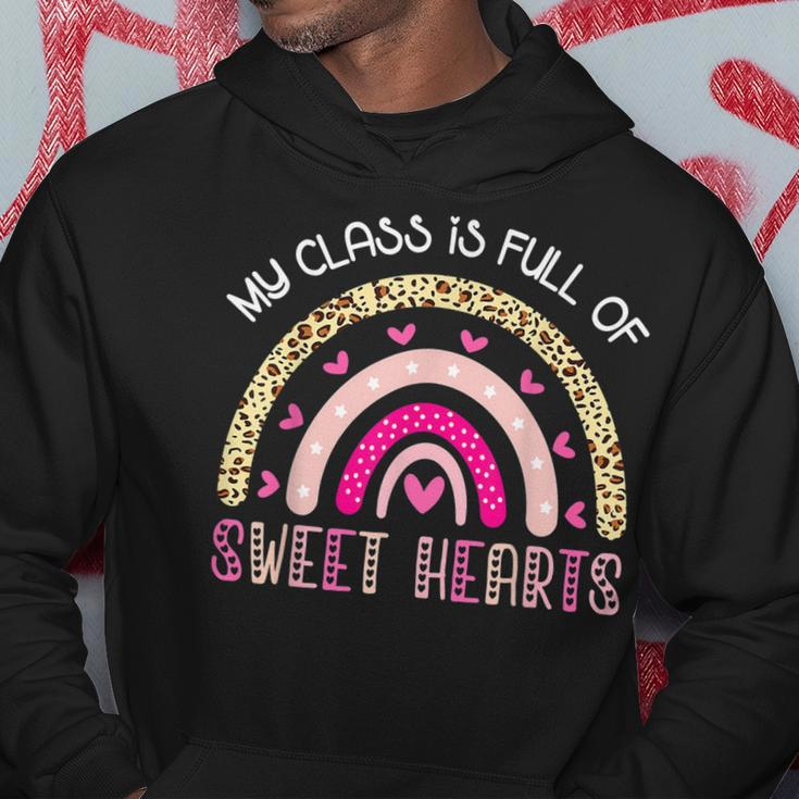 Teacher Valentines Day - My Class Is Full Of Sweethearts Hoodie Funny Gifts