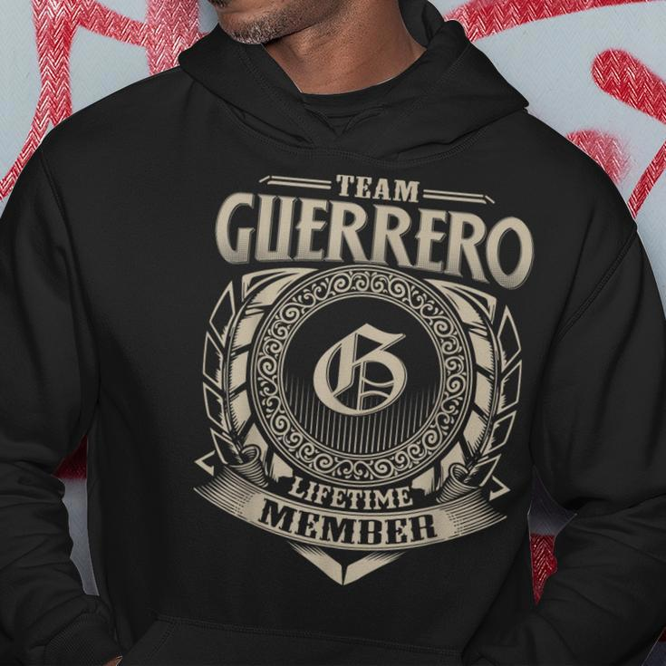 Team Guerrero Lifetime Member Vintage Guerrero Family Men Hoodie Graphic Print Hooded Sweatshirt Funny Gifts