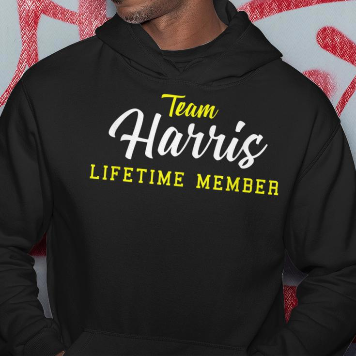 Team Harris Lifetime Member Surname Birthday Wedding Name Men Hoodie Graphic Print Hooded Sweatshirt Funny Gifts