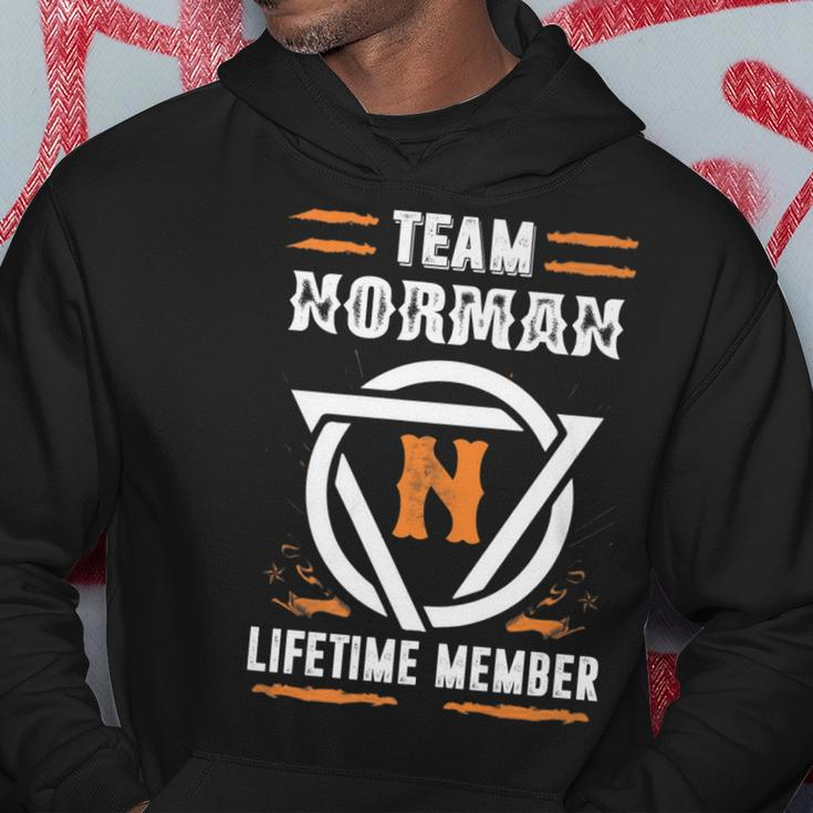 Team Norman Lifetime Member Gift For Surname Last Name  Hoodie Personalized Gifts