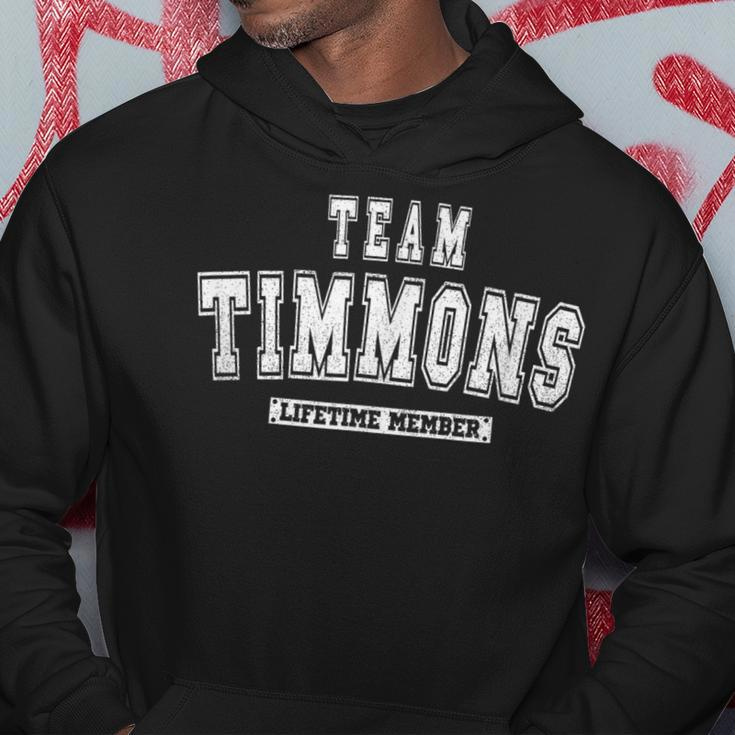 Team Timmons Lifetime Member Family Last Name Hoodie Personalized Gifts