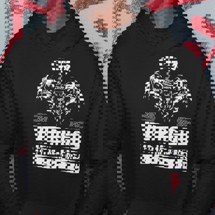 Team Virgo Lifetime Member Legend Hoodie Personalized Gifts
