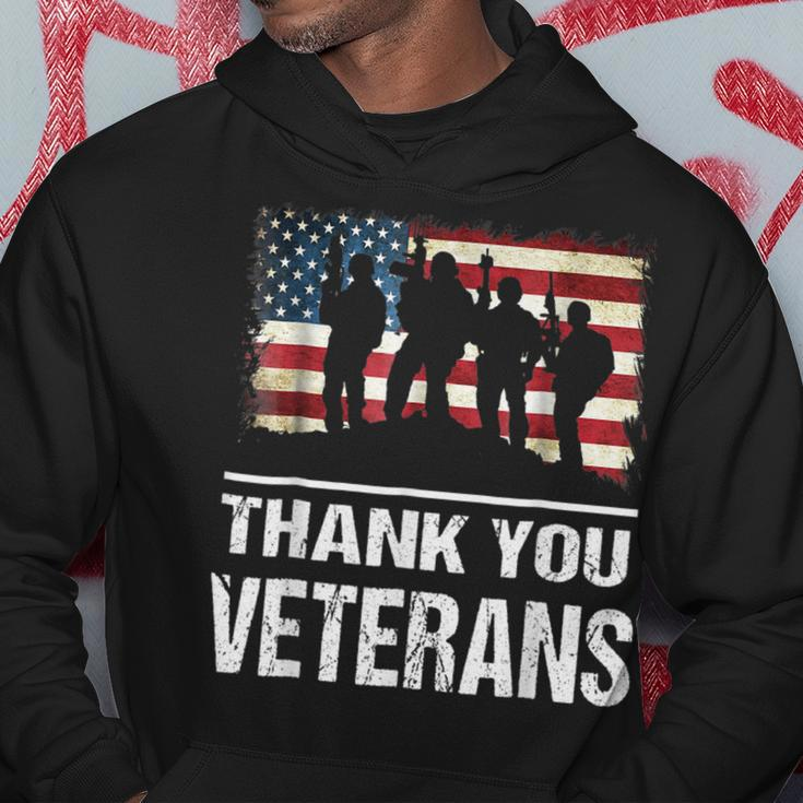 Thank You Military Veterans Veterans Day Hoodie Unique Gifts