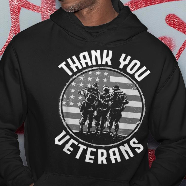 Thank You Veterans Veteran Veterans Day Hoodie Funny Gifts