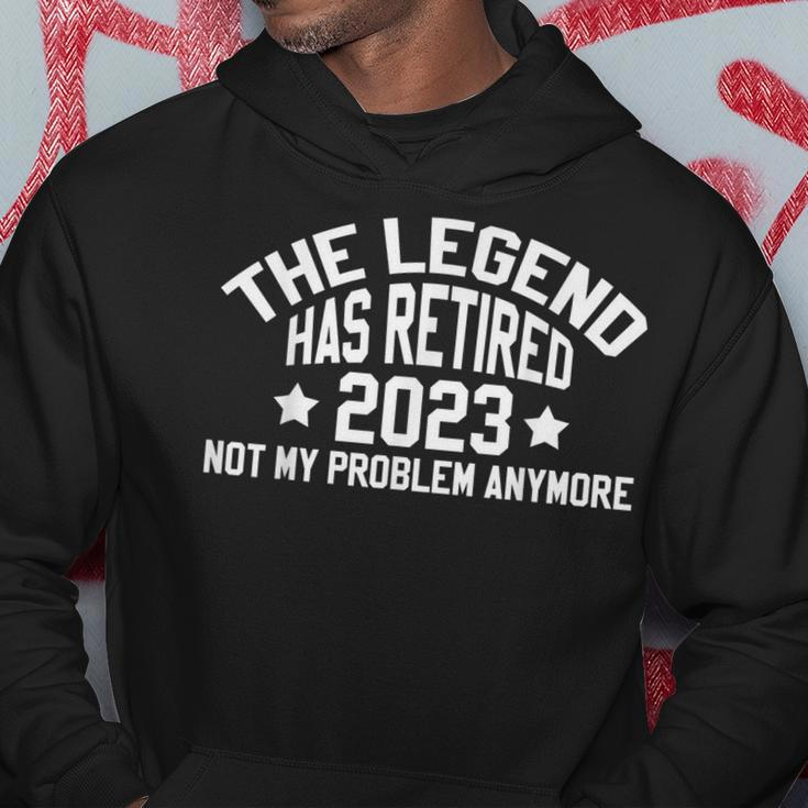 The Legend Has Retired 2023 Cool Retirement 2023 Doctor Dad Hoodie Funny Gifts