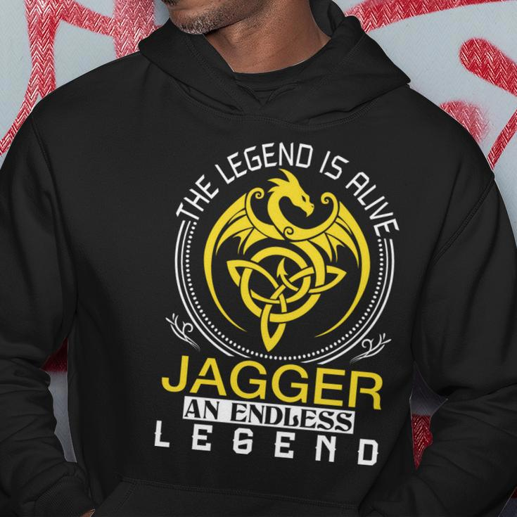 The Legend Is Alive Jagger Family Name Hoodie Funny Gifts