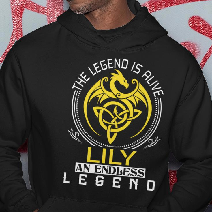 The Legend Is Alive Lily Family Name Hoodie Funny Gifts
